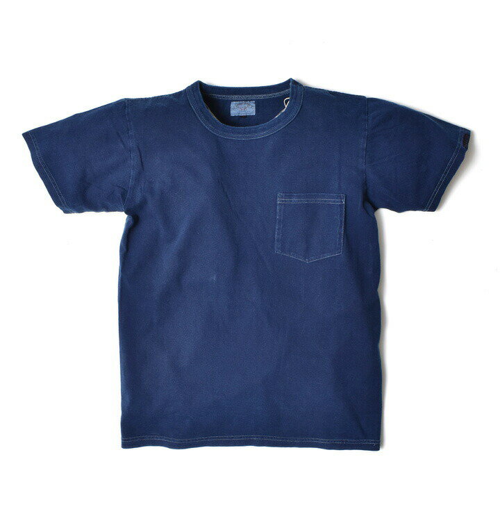 フォーティファイブアール　藍染め Tシャツ　インディゴブルー　日本製　綿100% 楽天市場】インディゴ 染め tシャツの通販