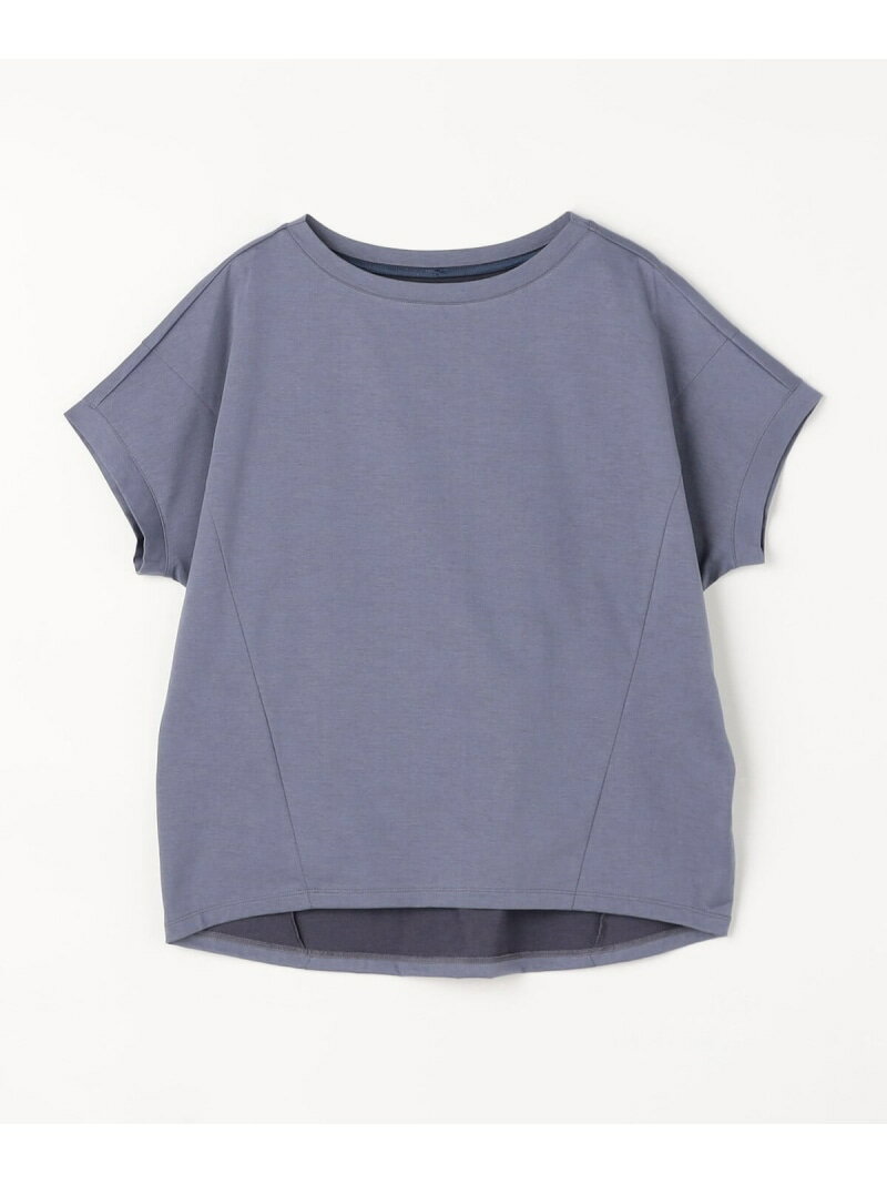 Rakuten - [ +サイズ ] プレーティング天竺 ゆったりプルオーバー Gabardine K.T + コムサ トップス カットソー・Tシャツ ブルー グリーン【送料無料】[Rakuten Fashion]