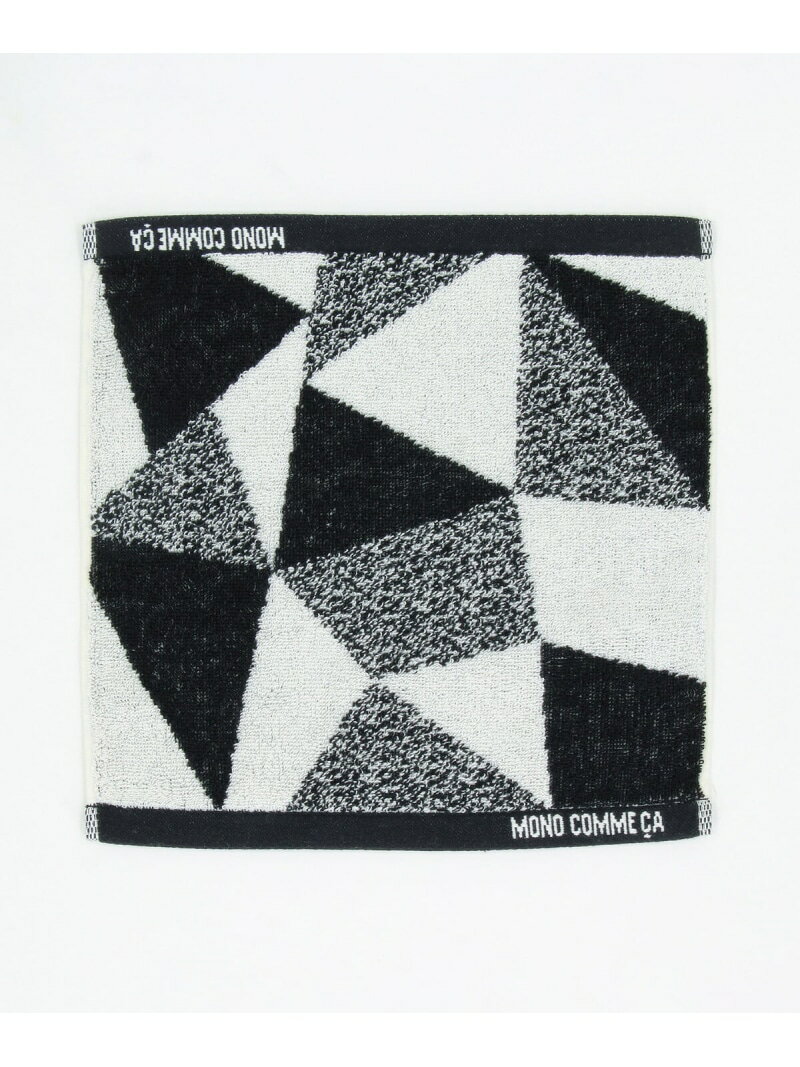 【SALE／10%OFF】ハンカチタオル パネル柄 MONO COMME CA コムサイズム ファッション雑貨 ハンカチ・ハンドタオル ネイビー ブラック【RBA_E】[Rakuten Fashion]