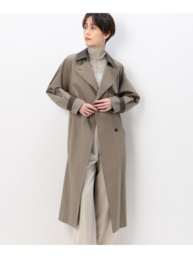 【SALE／40%OFF】コットンサテン トレンチコート K.T KIYOKO TAKASE コムサ ジャケット・アウター トレンチコート ブラック カーキグリーン【RBA_E】【送料無料】[Rakuten Fashion] fivefoxesonlinestore-10015477 FIVEFOXes ONLINE STORE パッケージ画像