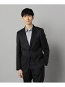 【セットアップ対応】ウールシルク グレンチェック ジャケット COMME CA MEN コムサメン スーツ・フォーマル スーツジャケット グレー ネイビー【送料...