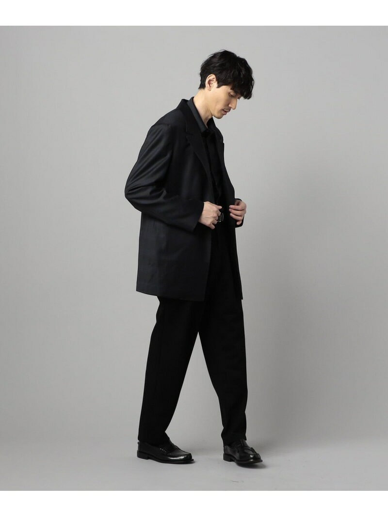 【SALE／10%OFF】尾州織りイル・プリンチペ タータンチェック ジャッコーネ COMME CA MEN コムサメン ジャケット・アウター その他のジャケット・アウター ブラック【RBA_E】【送料無料】[Rakuten Fashion]