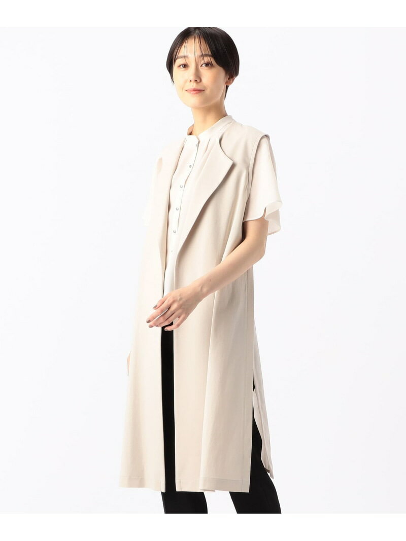 【SALE／20%OFF】[ Sサイズ ] TCポンチ ジレ COMME CA S-SIZE コムサ トップス ベスト・ジレ ブラック グレー【RBA_E】【送料無料】[Rakuten Fashion]