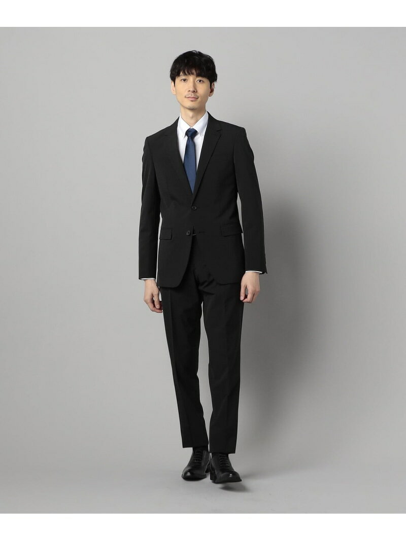 【セットアップ対応】尾州織り ポリエステルストレッチ ヘリンボーン スラックス COMME CA MEN コムサメン スーツ・フォーマル スーツパンツ ブラック ネイビー【送料無料】[Rakuten Fashion]