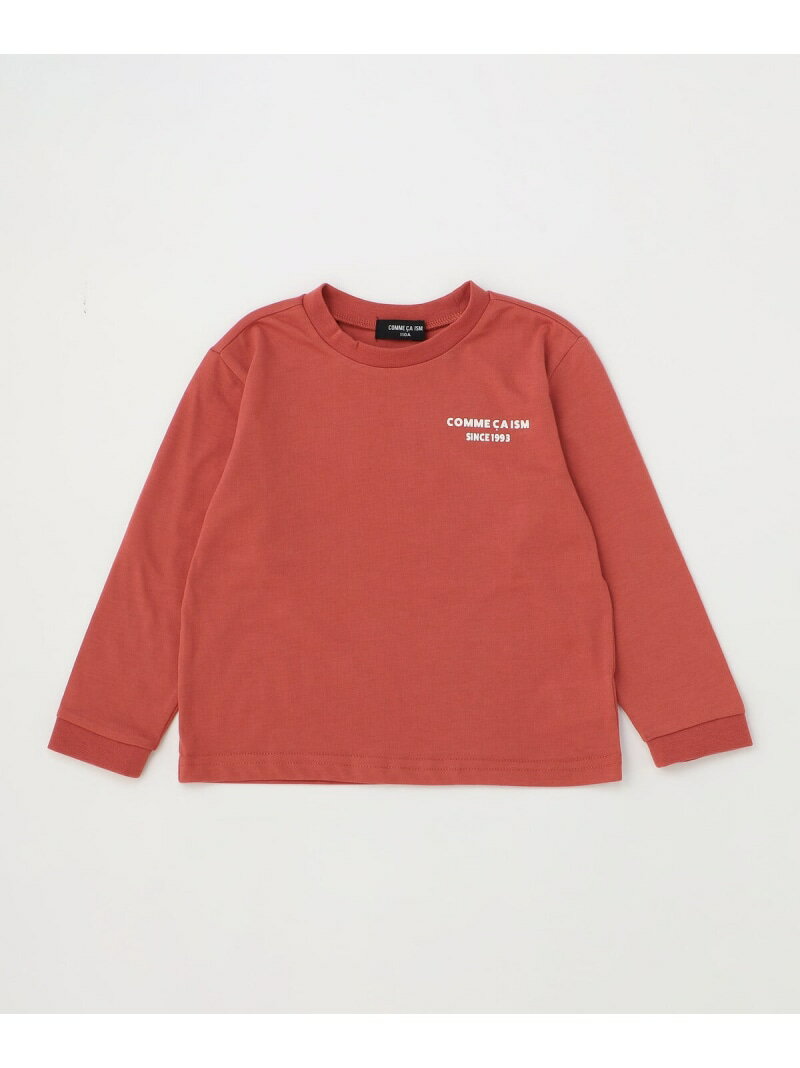 ロゴプリント 長袖Tシャツ COMME CA ISM