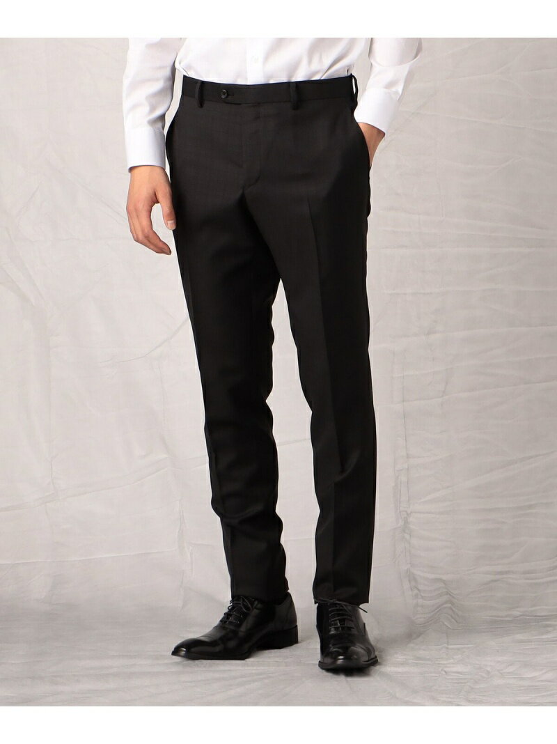 【SALE／50%OFF】【COMME CA MEN】【CERRUTI/COMME CA IL PRINCIPE】タータンチェック セットアップ スラックス COMME CA MEN コムサメン スーツ・フォーマル スーツパンツ ブラック【RBA_E】【送料無料】[Rakuten Fashion]