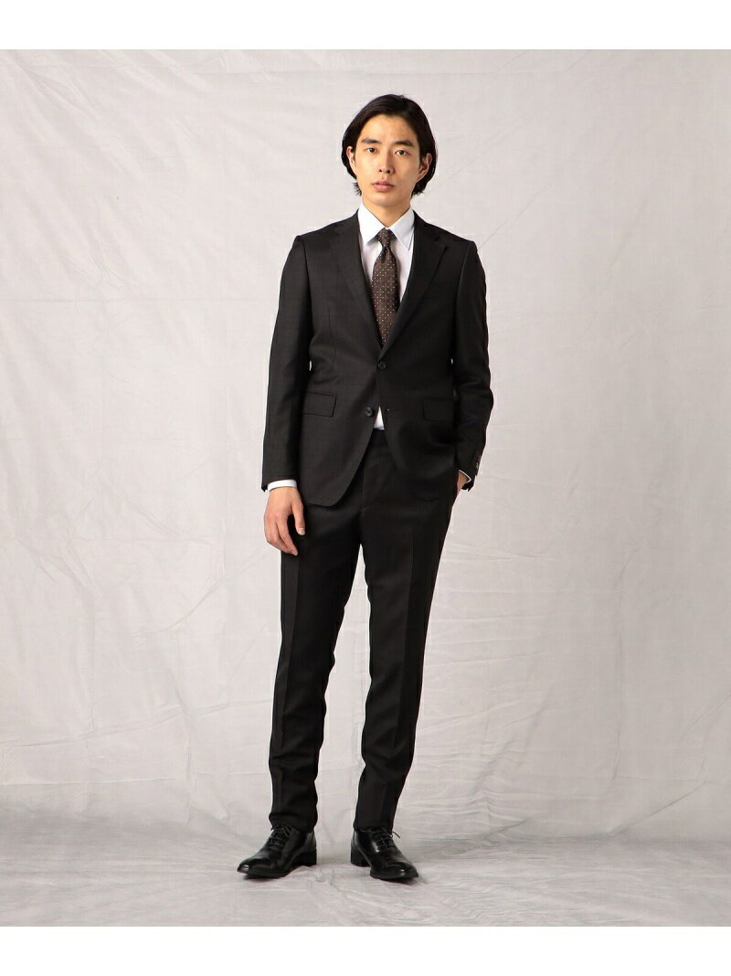 【SALE／50%OFF】【COMME CA MEN】【CERRUTI/COMME CA IL PRINCIPE】タータンチェック セットアップ スラックス COMME CA MEN コムサメン スーツ・フォーマル スーツパンツ ブラック【RBA_E】【送料無料】[Rakuten Fashion]