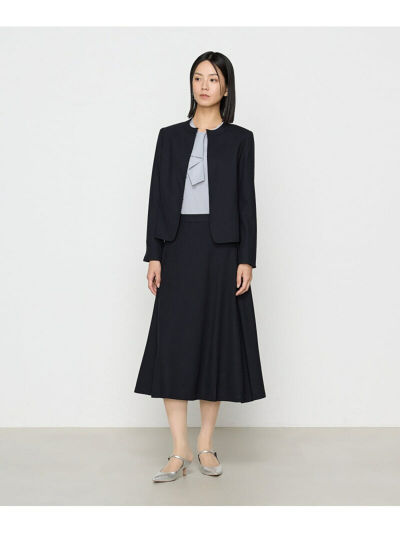 【SALE／55%OFF】[ TALLサイズ ] 【セットアップ対応】ウールジョーゼット フレアスカート COMME CA TALL コムサ スカート その他のスカート ネイビー【RBA_E】【送料無料】[Rakuten Fashion] fivefoxesonlinestore-10023071 FIVEFOXes ONLINE STORE サンプル画像3
