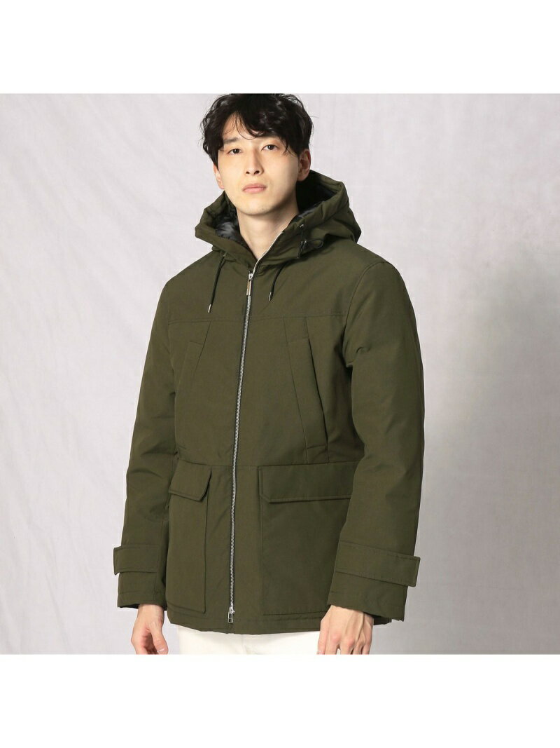 【SALE／50%OFF】ハイカウントウェザークロス ダウンジャケット COMME CA MEN コムサメン ジャケット・アウター ダウンジャケット・ダウンベスト カーキ ブラック ブルー【RBA_E】【送料無料】[Rakuten Fashion]のサムネイル