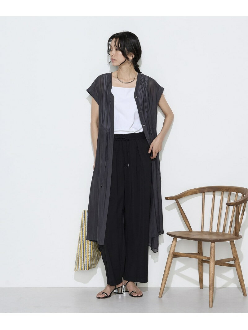 Rakuten - 【SALE／10%OFF】[ TALLサイズ ] カッセンシフォン シャツドレス K.T KIYOKO TAKASE TALL コムサ ワンピース・ドレス ワンピース ベージュ グレー【RBA_E】【送料無料】[Rakuten Fashion]