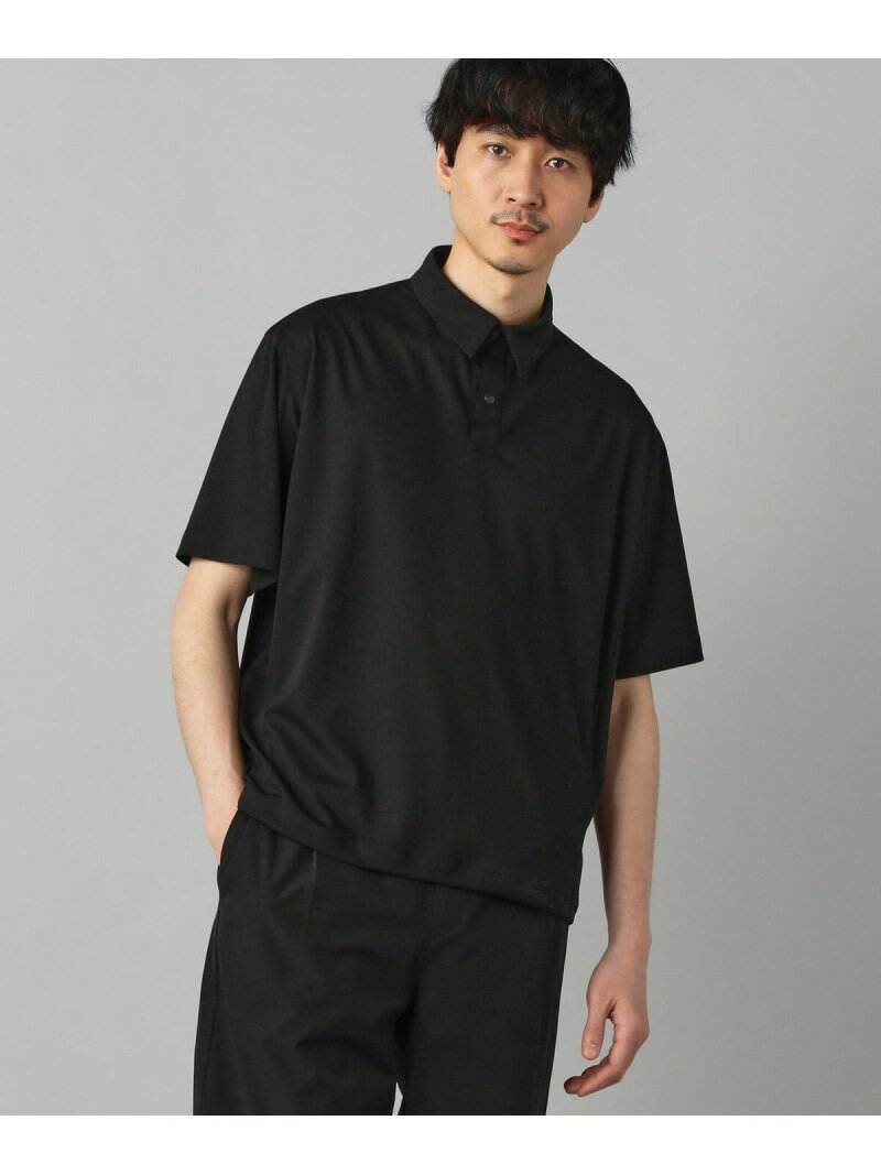 【SALE／10%OFF】【COMME CA MEN BLACK】ドライテック 半袖ポロシャツ COMME CA MEN コムサメン トップス ポロシャツ ブラック【RBA_E】【送料無料】[Rakuten Fashion]
