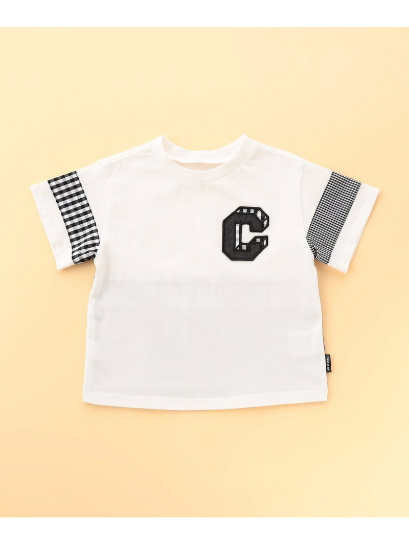 Rakuten - 【SALE／10%OFF】ギンガムチェック 切り替え 半袖Tシャツ(ベビーサイズ) COMME CA ISM コムサイズム トップス カットソー・Tシャツ ホワイト ブラック【RBA_E】[Rakuten Fashion]