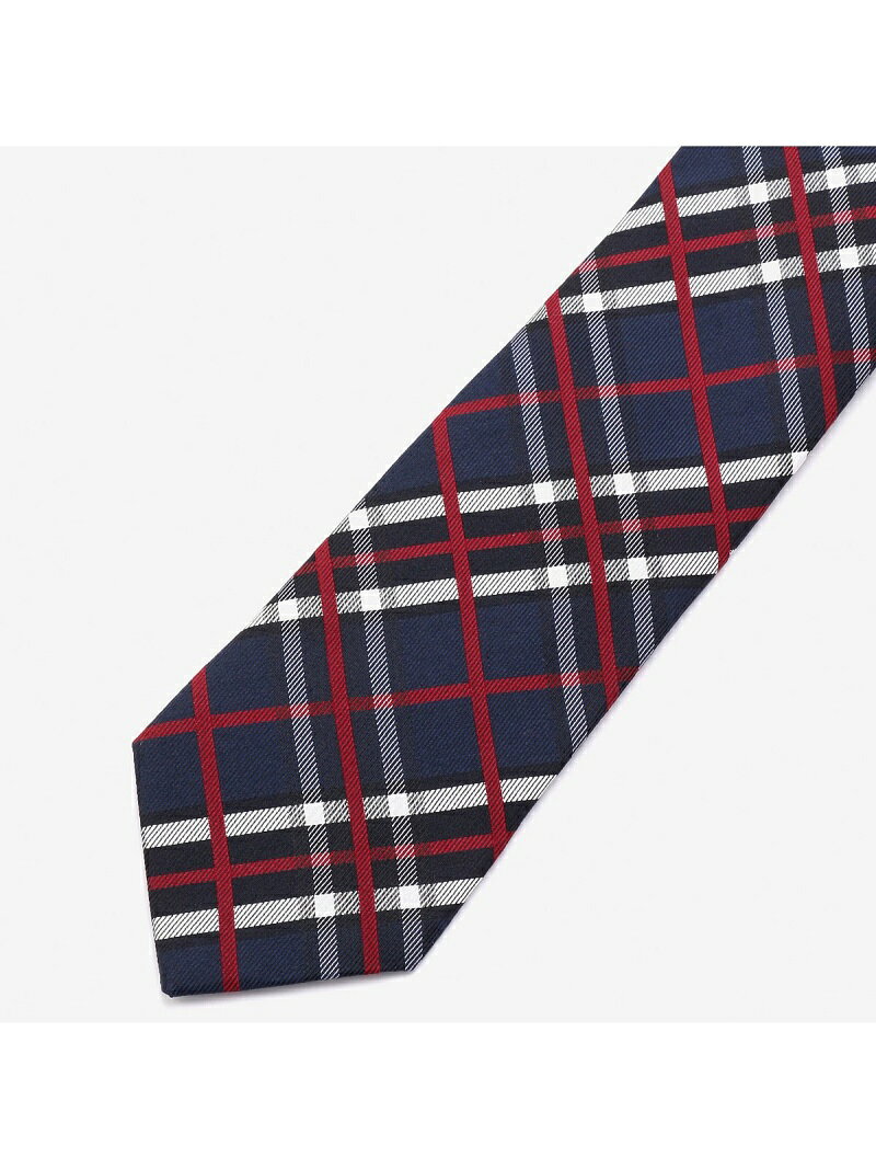 【SALE／50%OFF】タータンチェックネクタイ Rakuten Fashion コムサイズム スーツ・フォーマル ネクタイ・蝶ネクタイ レッド ネイビー【RBA_E】[Rakuten Fashion]
