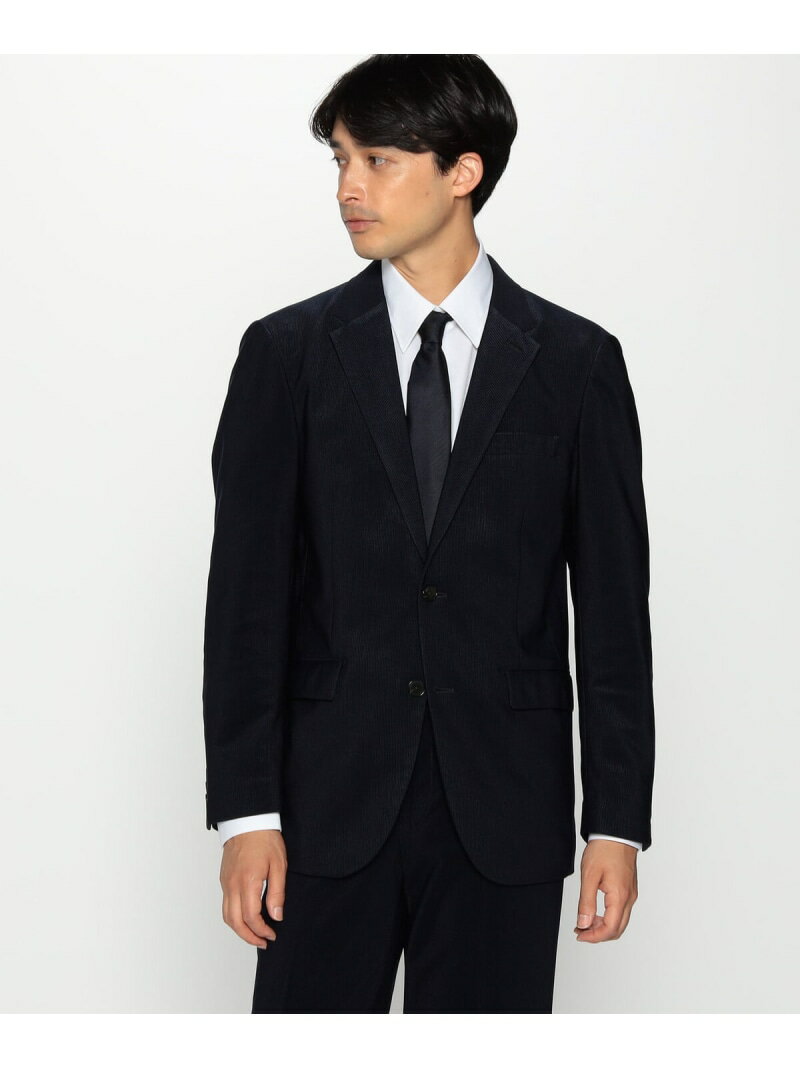 【SALE／30%OFF】【セットアップ対応】経編コーデュロイ ジャケット COMME CA ISM コムサイズム スーツ・フォーマル スーツジャケット ネイビー グレー カーキグリーン【RBA_E】【送料無料】[Rakuten Fashion]
