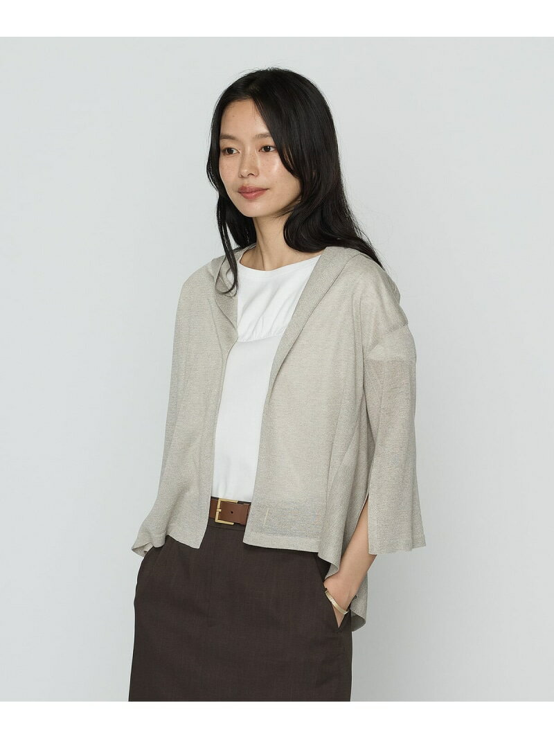 Rakuten - 【SALE／30%OFF】[ TALLサイズ ] レーヨンイタリア糸 カーディガン COMME CA TALL コムサ トップス カーディガン グリーン ブラック ベージュ【RBA_E】【送料無料】[Rakuten Fashion]