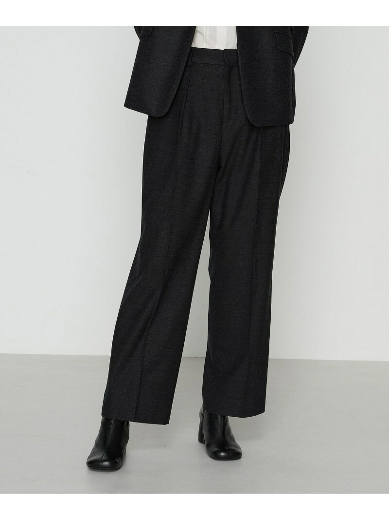 【SALE/10%OFF】【セットアップ対応】トリアセウールフラノ ワイドパンツ COMME CA コムサ スーツ・フォーマル セットアップスーツ グレー【RB...