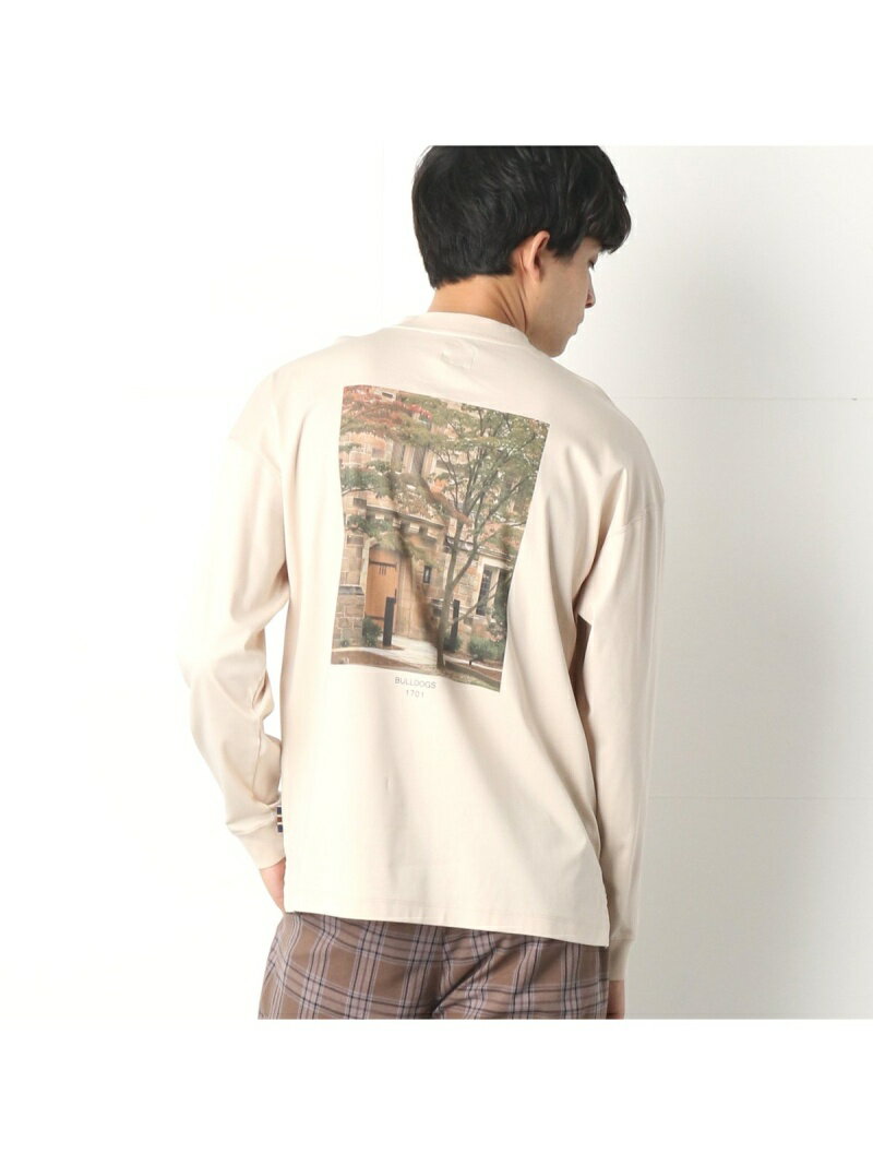 【SALE／50%OFF】フォトメッセージ プリントTシャツ COMME CA COMMUNE コムサイズム カットソー Tシャツ ベージュ【RBA_E】[Rakuten Fashion]