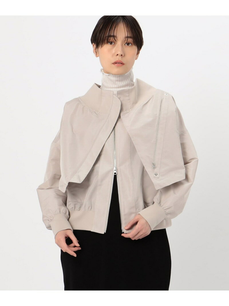 乐天商城 - 【SALE／70%OFF】【レイヤード】シャンブレータフタ ブルゾン Gabardine K.T コムサ ジャケット・アウター ブルゾン・ジャンパー グレー ネイビー ブルー【RBA_E】【送料無料】[Rakuten Fashion]