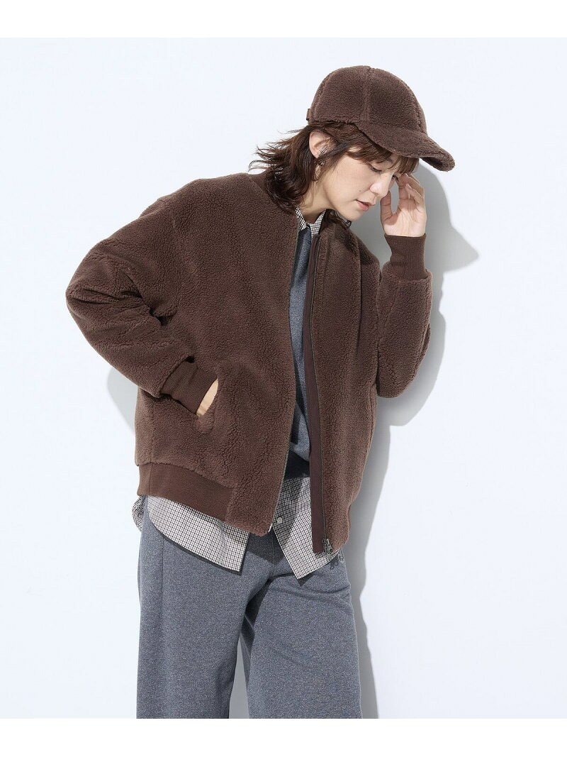 WOOLBRENDボアブルゾンCO...