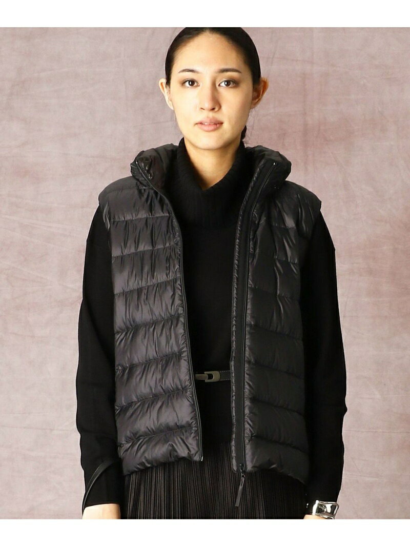 [Sサイズ]ポケッタブル ダウンベスト K.T KIYOKO TAKASE S-SIZE コムサ コート/ジャケット アウターベスト ブラック ベージュ グレー【送料無料】[Rakuten Fashion]