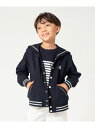 【SALE/36%OFF】セーラーカラー ブルゾン COMME CA ISM コムサイズム ジャケット・アウター ブルゾン・ジャンパー ネイビー【RBA_E】【...