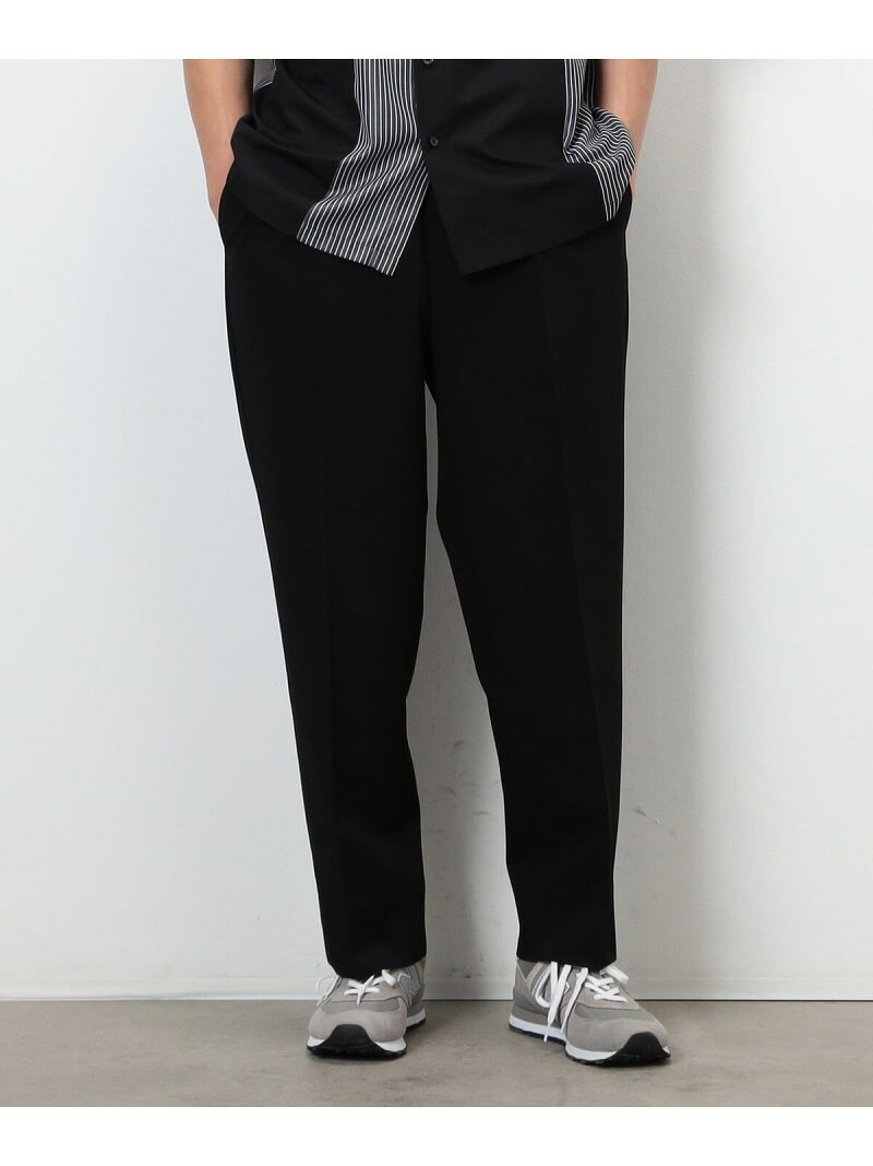 Rakuten - 【SALE／10%OFF】ウールライク リラックスワイド テーパードパンツ COMME CA ISM コムサイズム パンツ スラックス・ドレスパンツ ネイビー ブラウン グレー ブラック【RBA_E】【送料無料】[Rakuten Fashion]