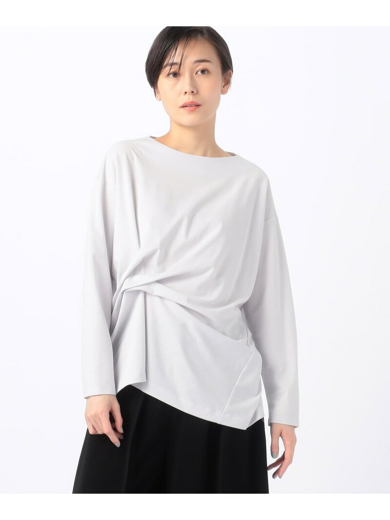 【SALE／46%OFF】ハイゲージポンチ タックプルオーバー Gabardine K.T コムサ トップス カットソー・Tシャツ グレー ホワイト ブラック【RBA_E】【送料無料】[Rakuten Fashion]