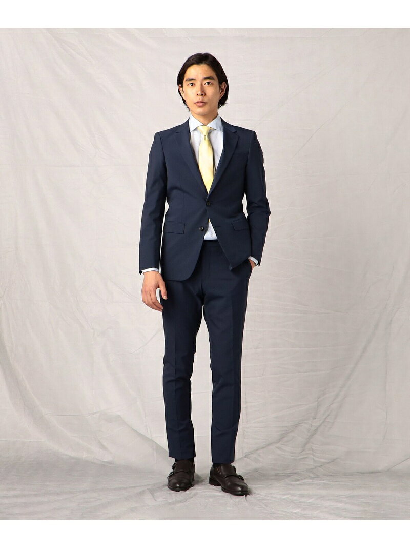 【SALE／50%OFF】【COMME CA MEN】ポリエステルドビークロス マイクロブロックチェック セットアップジャケット COMME CA MEN コムサメン スーツ・フォーマル スーツジャケット ネイビー ブラック【RBA_E】【送料無料】[Rakuten Fashion]