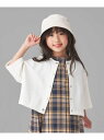 【SALE/55%OFF】5分袖 クルーネック カーディガン COMME CA ISM コムサイズム トップス カーディガン ネイビー ホワイト【RBA_E】[...