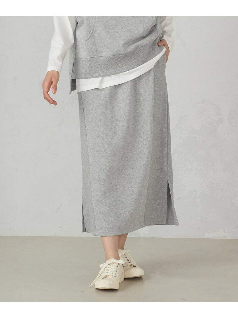 【SALE／16%OFF】裏毛 ナロースカート / セットアップ対応 COMME CA ISM コム
