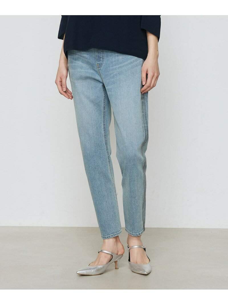【SALE／30%OFF】コットンストレッチデニム ウエストリブパンツ K.T KIYOKO TAKASE コムサ パンツ ジーンズ・デニムパンツ ブルー グレー【RBA_E】【送料無料】[Rakuten Fashion]