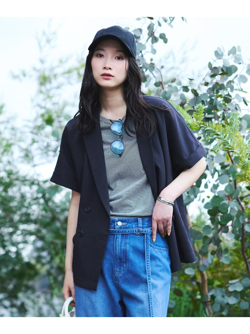 乐天商城 - 【SALE／10%OFF】リネンライク 半袖シャツジャケット / セットアップ対応 COMME CA ISM コムサイズム ジャケット・アウター テーラードジャケット・ブレザー ベージュ グレー【RBA_E】【送料無料】[Rakuten Fashion]