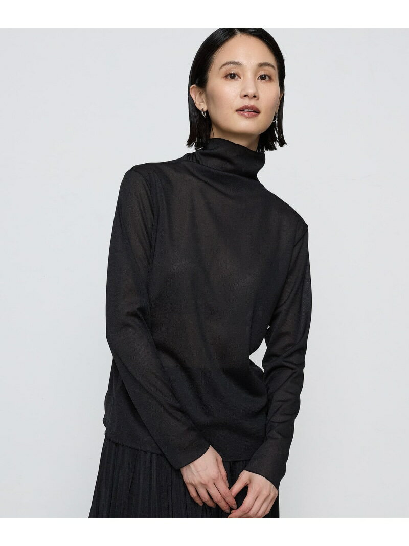 乐天商城 - ソフトチュール*ウーリー分繊トリコット広巾 プルオーバー COMME CA コムサ トップス カットソー・Tシャツ グレー ワインレッド ブラック【送料無料】[Rakuten Fashion]