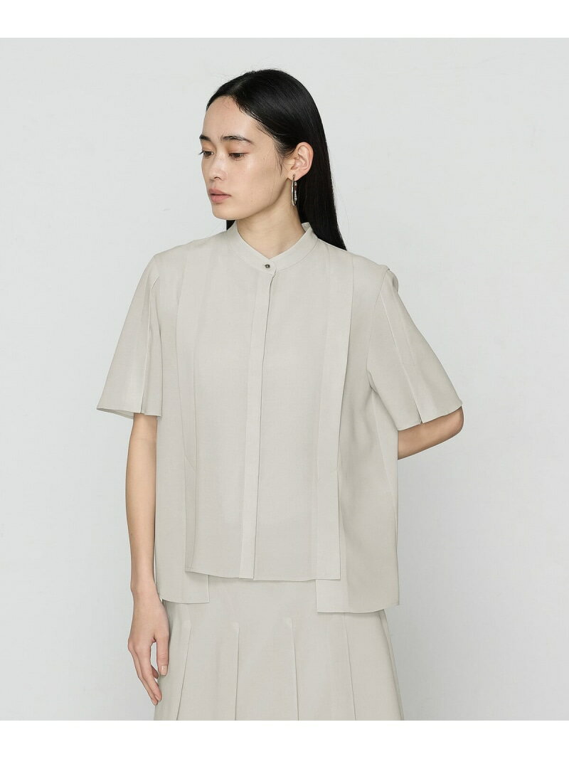 樂天商城 - 【SALE／37%OFF】フィネスボイル 半袖ブラウス COMME CA コムサ トップス シャツ・ブラウス ネイビー グリーン【RBA_E】【送料無料】[Rakuten Fashion]