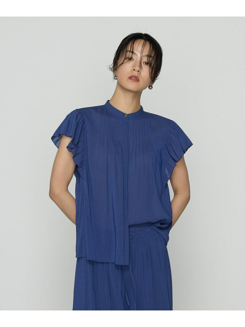 Rakuten - 【SALE／10%OFF】[ TALLサイズ ] 【セットアップ対応】シャンブレーカッセン ブラウス K.T KIYOKO TAKASE TALL コムサ トップス シャツ・ブラウス グリーン グレー【RBA_E】【送料無料】[Rakuten Fashion]