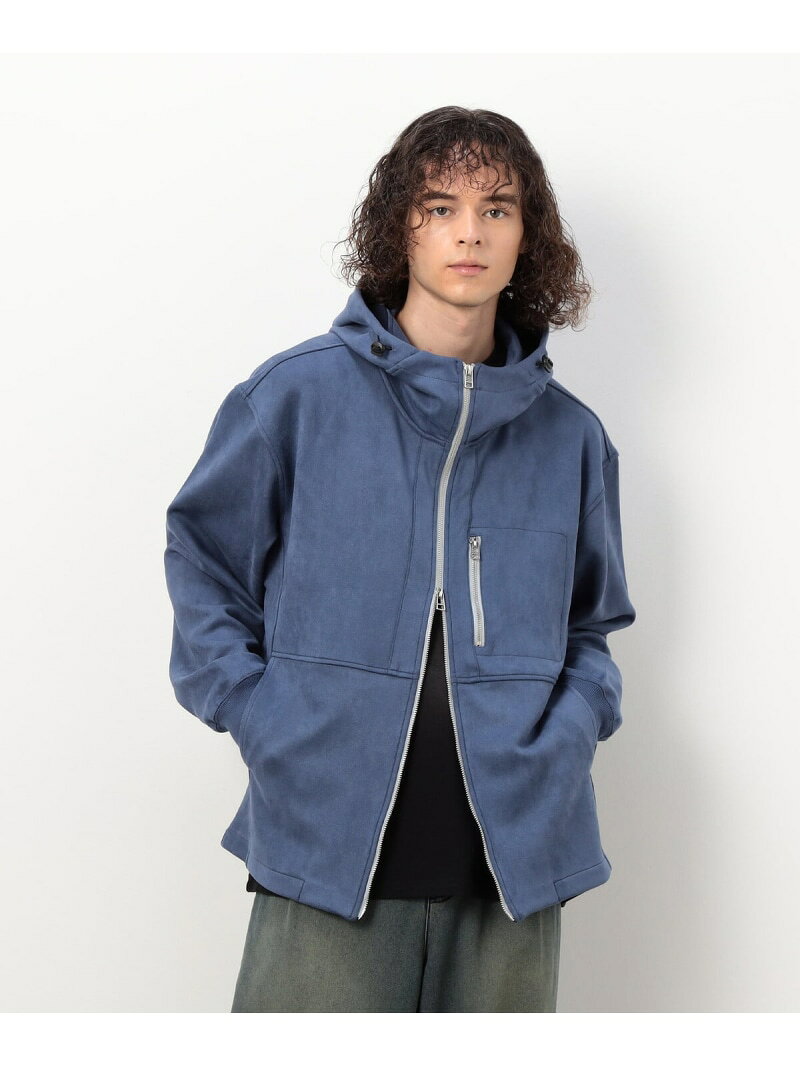 【SALE／30%OFF】カットスエードダンボール ブルゾン Purple&Yellow コムサイズム ジャケット・アウター ブルゾン・ジャンパー グレー ブルー ブラック【RBA_E】【送料無料】[Rakuten Fashion]