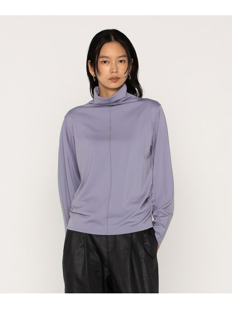 乐天商城 - ウールポリプレーティング ハイネックトップス COMME CA コムサ トップス カットソー・Tシャツ グレー ブラック ブラウン【送料無料】[Rakuten Fashion]