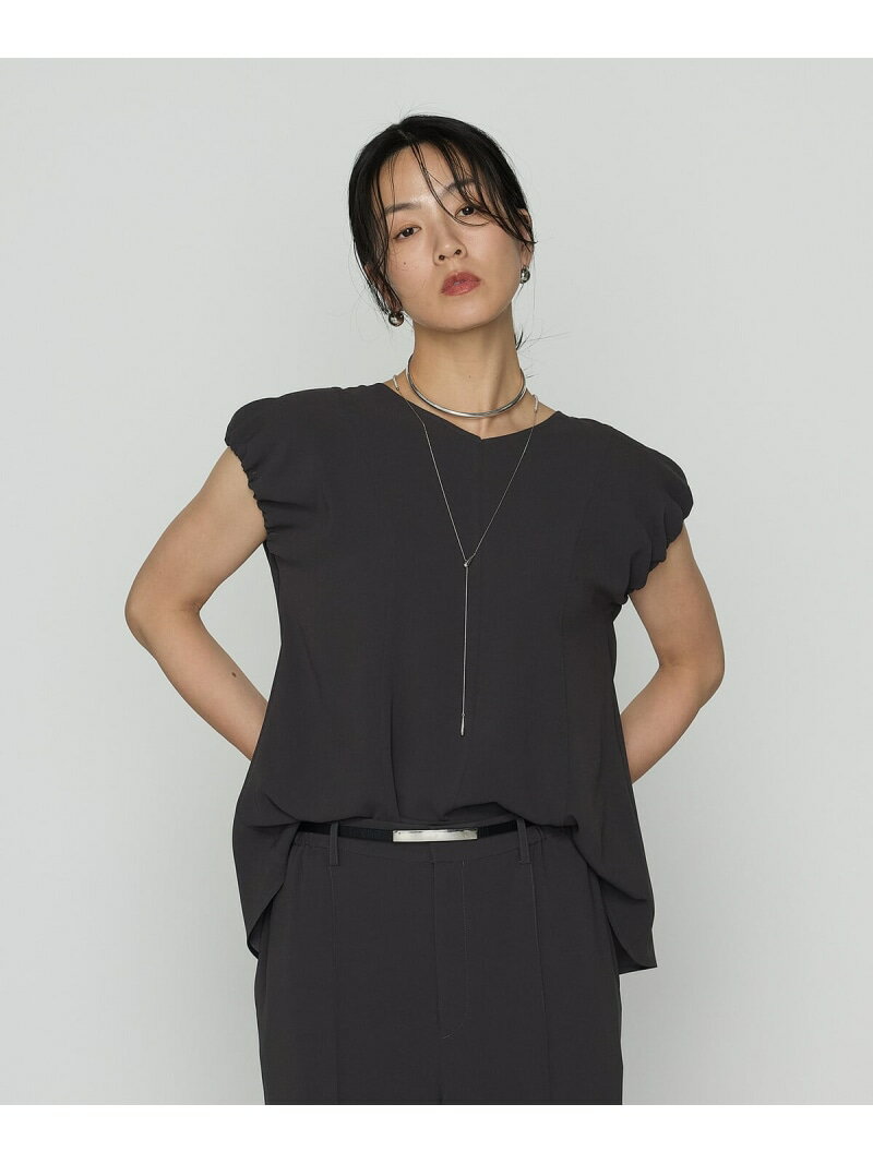 Rakuten - 【SALE／37%OFF】バックサテンジョーゼット ギャザースリーブプルオーバー K.T KIYOKO TAKASE コムサ トップス シャツ・ブラウス ネイビー【RBA_E】【送料無料】[Rakuten Fashion]