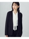 【セットアップ対応】 メランジジャージ&ナイロンレーヨンポンチ ノーカラージャケット COMME CA ISM コムサイズム スーツ・フォーマル スーツジャケッ...