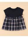 【SALE/20%OFF】くしゅっとチェック チュニックTシャツ(ベビーサイズ) COMME CA ISM コムサイズム マタニティウェア・ベビー用品 その他の...