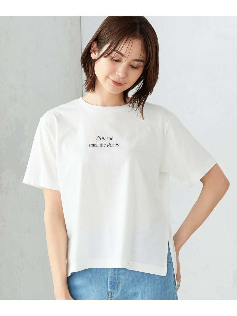 ロゴプリント Tシャツ COMME CA ISM コ