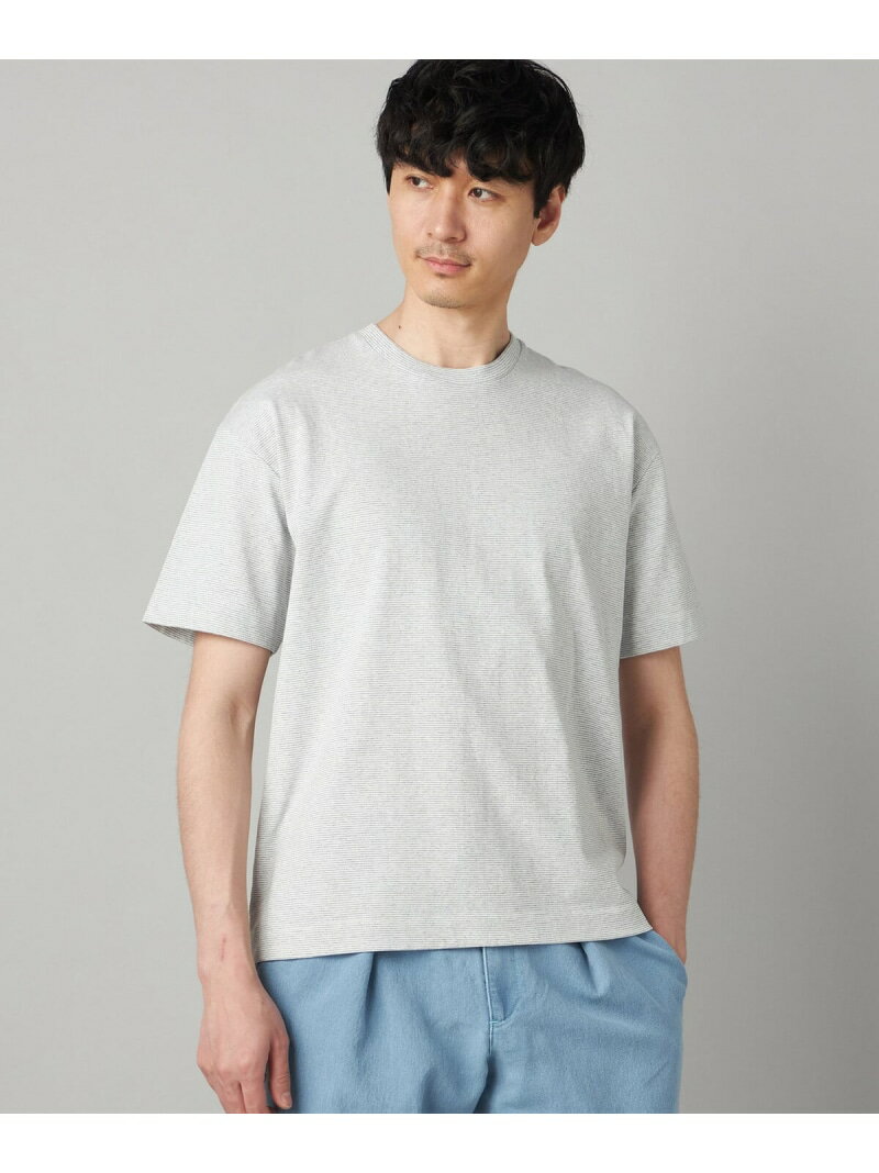 乐天商城 - 【SALE／10%OFF】【抗菌・消臭】メランジミジンボーダー Tシャツ COMME CA MEN コムサメン トップス カットソー・Tシャツ ネイビー ブラック【RBA_E】【送料無料】[Rakuten Fashion]