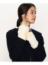 【SALE/40%OFF】3WAY フェイクファー グローブ COMME CA ISM コムサイズム ファッション雑貨 手袋 ブラック ホワイト ブルー【RBA...