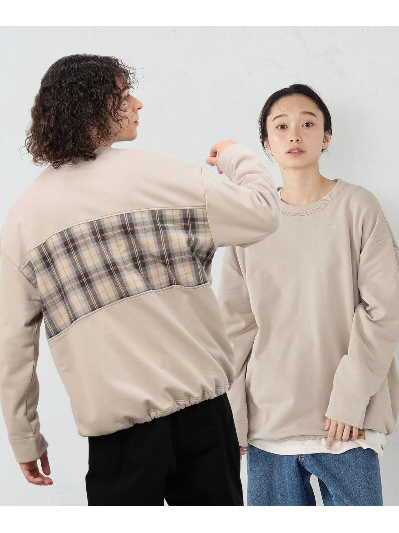 チェック切り替えプルオーバーPur...