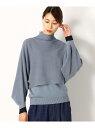 【SALE／30%OFF】[TALLサイズ]リリーヤーンニット ツインニット COMME CA TALL コムサ トップス アンサンブル ブルー グレー【RBA_E】【送料無料】[Rakuten Fashion]