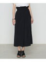 【セットアップ対応】ナイロン2WAYストレッチ ラップ風スカート Gabardine K.T コムサ スカート その他のスカート ブルー カーキグリーン ブラッ...