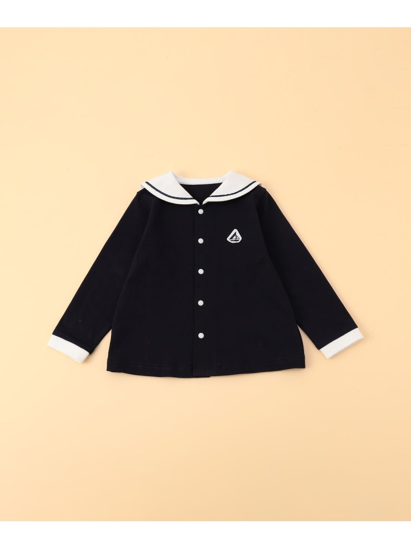 セーラー 長袖シャツ COMME CA ISM コムサイズム マタニティウェア・ベビー用品 その他のベビーグッズ ネイビー[Rakuten Fashion]