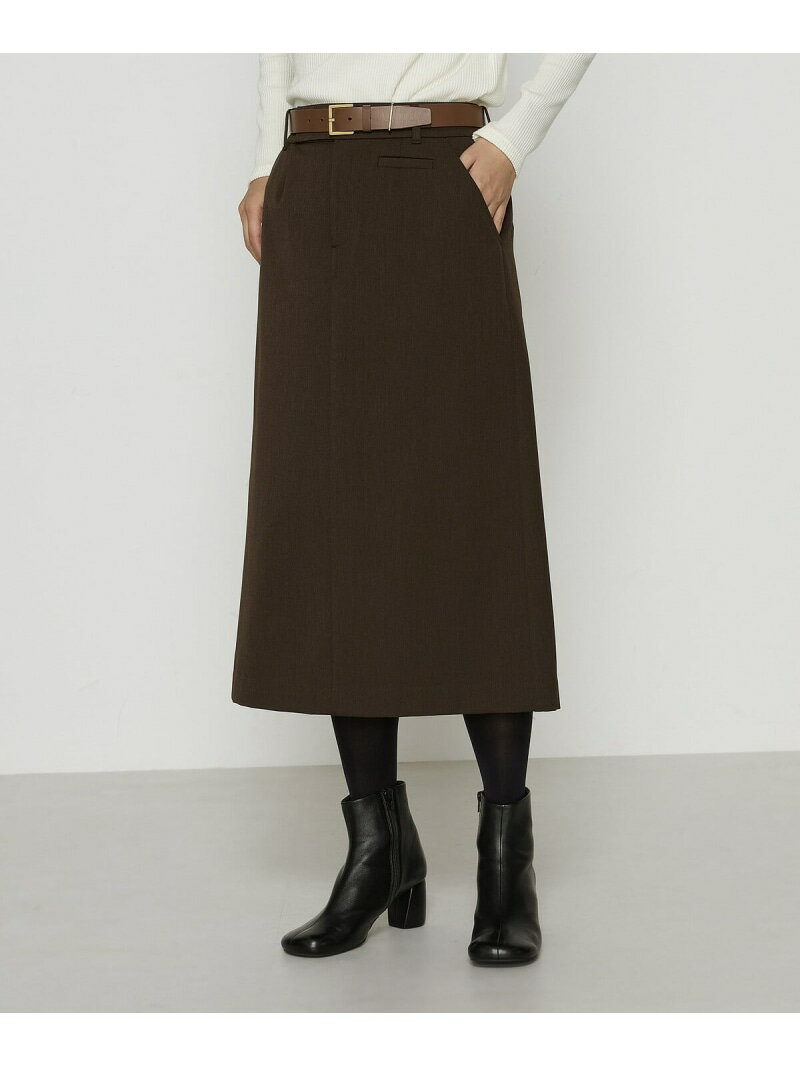 FIVEFOXes ONLINE STOREの[ Sサイズ ] 裏起毛2WAYストレッチ スカート COMME CA S-SIZE コムサ スカート その他のスカート ブラック グレー ブラウン【送料無料】[Rakuten Fashion]｜アングル3