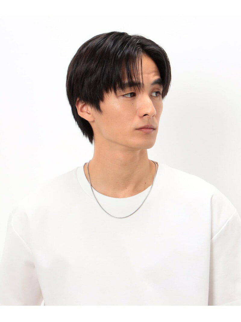 スネークチェーン ネックレス COMME CA ISM コムサイズム アクセサリー・腕時計 ネックレス シルバー[Rakuten Fashion]
