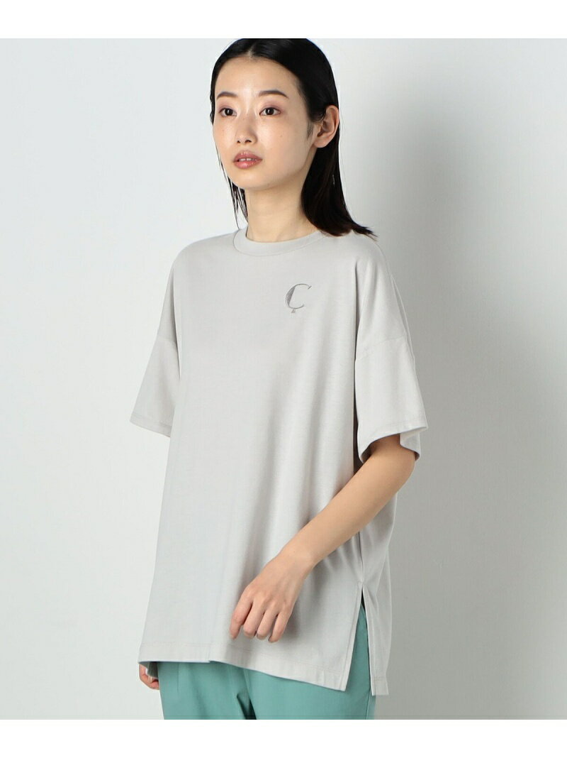 【SALE／50%OFF】刺繍入り Tシャツ COMME CA ISM コムサイズム トップス カットソー・Tシャツ グレー ホワイト ブラック ピンク【RBA_E..